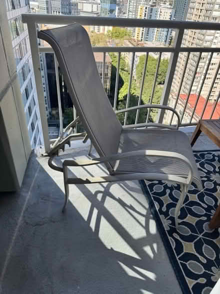 Photo of free Outdoor Adjustable Lounge Chair (Belltown) #1