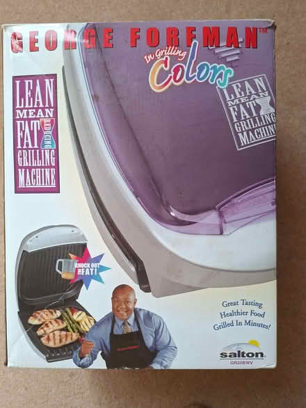 Photo of free George Foreman Lean Mean Fat Grilling Machine (Bilton HG1) #4