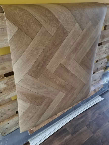 Photo of free Vinyl flooring pieces (Bangor LL57) #1