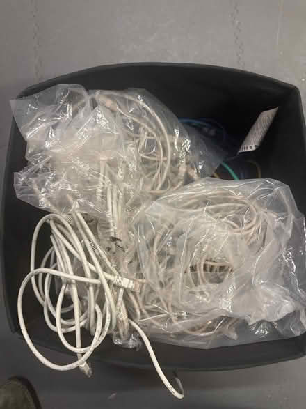 Photo of free Box of Cat 5e and Cat6 cables (Barbican EC1A) #1