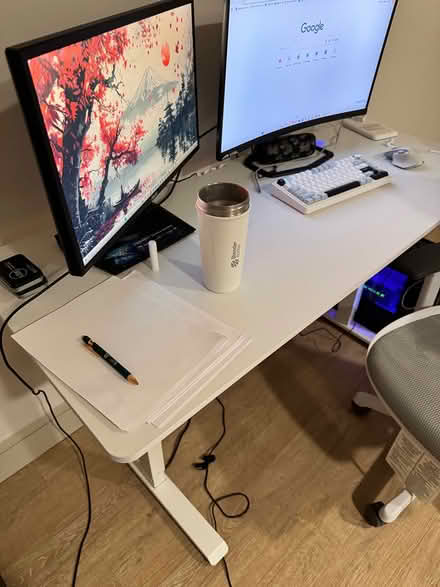 Photo of free Sit stand electric desk (540 39th Street) #1
