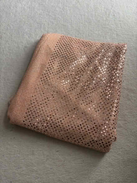 Photo of free Rose gold / peach sequin material (Kingston Gate KT2) #1