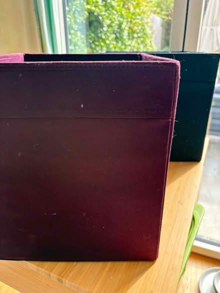 Photo of free 2 collapsible square storage boxes (Northchurch HP4) #2