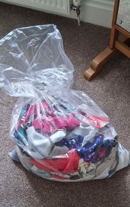 Photo of free Large Bag Fabric Scraps (Wales S26) #1