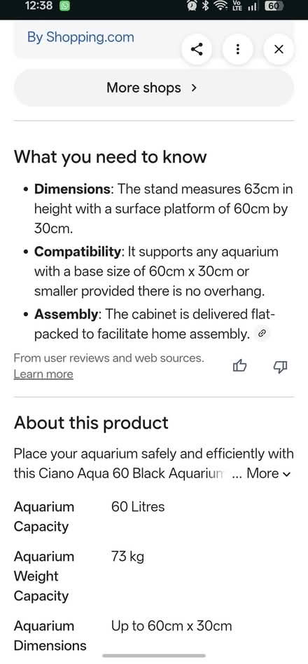 Photo of free Brand new fish tank stand (Carlisle (St Ann's) CA3) #2