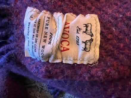 Photo of free Wool throw - plum mixed colours (West Bridgford NG2) #1