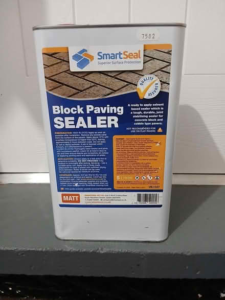 Photo of free 5L SmartSeal Block Paving Sealer (North Shields NE30) #1