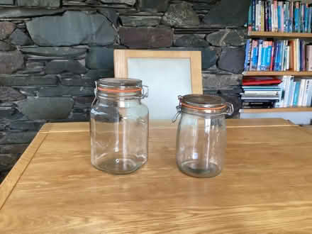 Photo of free 2 x large Kilner jars (Papcastle CA13) #1