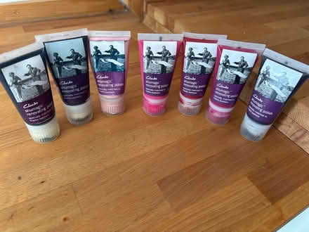 Photo of free Mixture of coloured Clarks Shumagic polish (Broughton PR3) #1