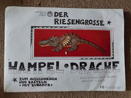 Photo of free Paper dragon model kit (Donnington OX4) #1