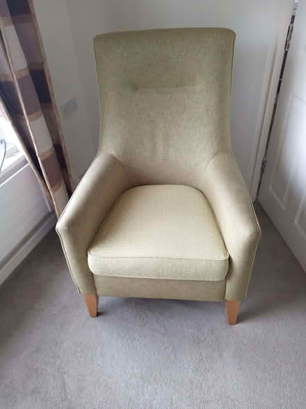 Photo of free High Back Green Chair (Newton Aycliffe DL5) #1