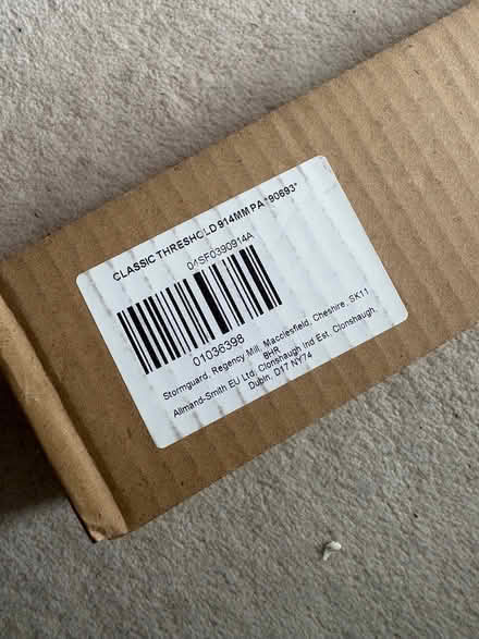 Photo of free Storm guard door threshold strip (Kingston Gate KT2) #2