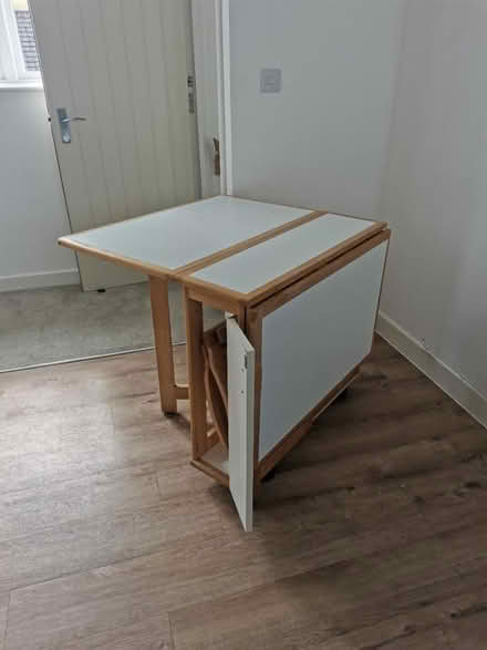 Photo of free Folding table and three chairs (Near Barnstaple, EX32) #3