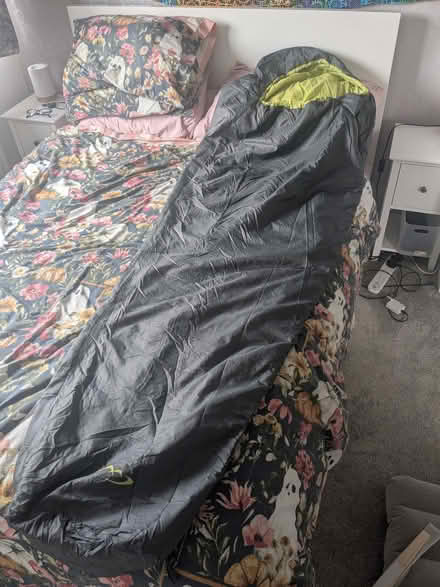 Photo of free Sleeping bag and air pillow (Haslucks Green B90) #2
