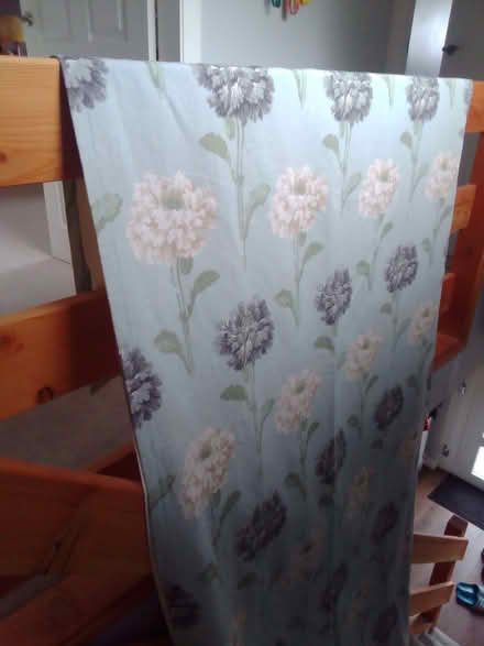 Photo of free Two long heavy duty floral curtains (Abraham Heights LA1) #2
