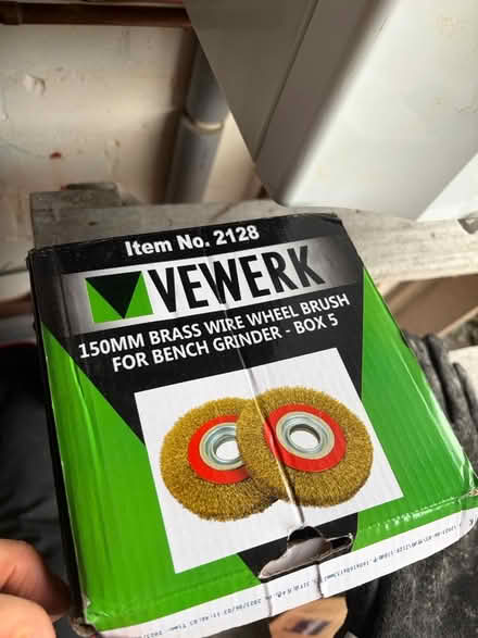 Photo of free 150mm brass wire wheel brushes (lodgemoor S10) #1