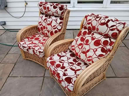 Photo of free 2 strong cane armchairs (Henfield, BN5, West Sussex) #2