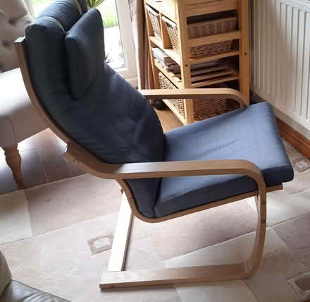 Photo of free Blue IKEA chair (Quorn LE12) #4