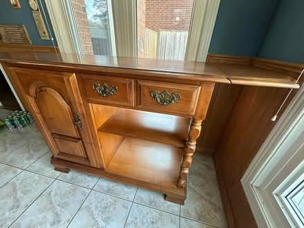 Photo of free Wood Sideboard / Server piece (16th Ave & 9th Line Markham) #1