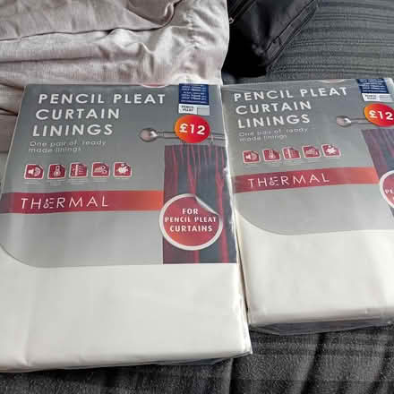 Photo of free 2 pairs of CURTAIN LININGS (Addiscombe CR0) #2