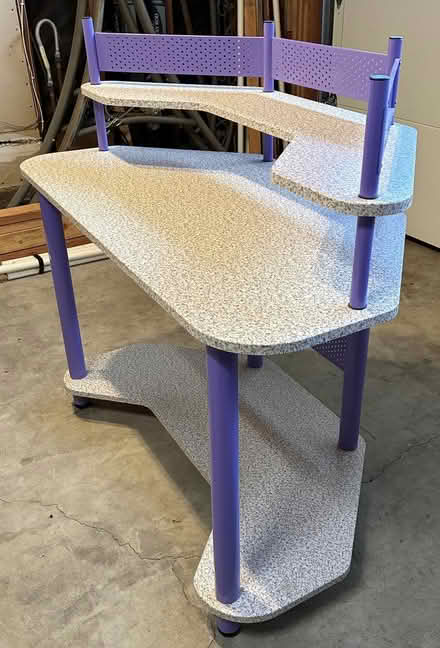 Photo of free 3-tier corner desk with chair (west Cupertino) #2