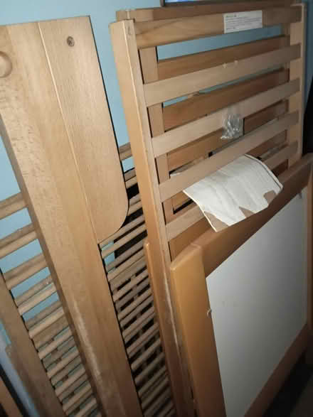 Photo of free Cot/child bed dismantled (WF9 upton) #1