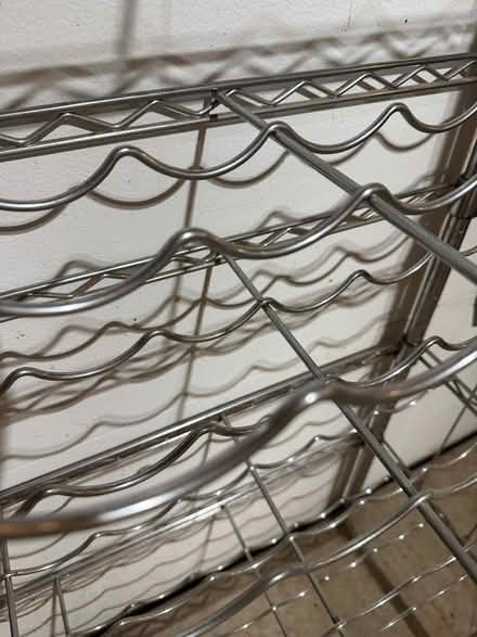 Photo of free Metal wine shelves (Chesterbrook Rd & N Albemarle) #2