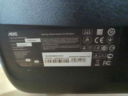 Photo of free LCD screen (N16 9N, Clissold Park) #3