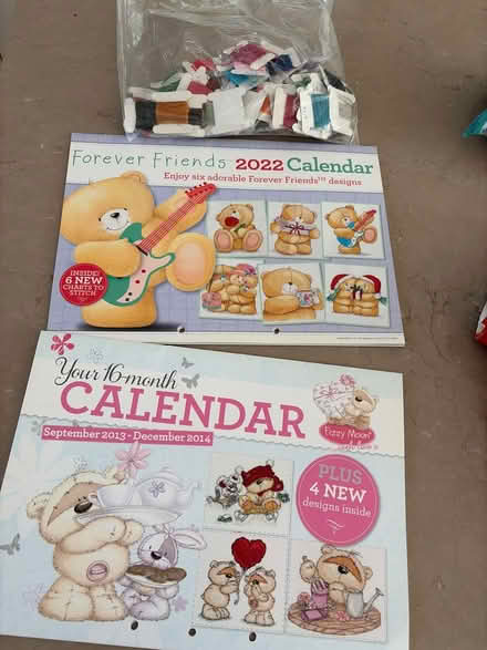 Photo of free Cross stitch calendars and threads (Chiswell Green AL2 3) #1