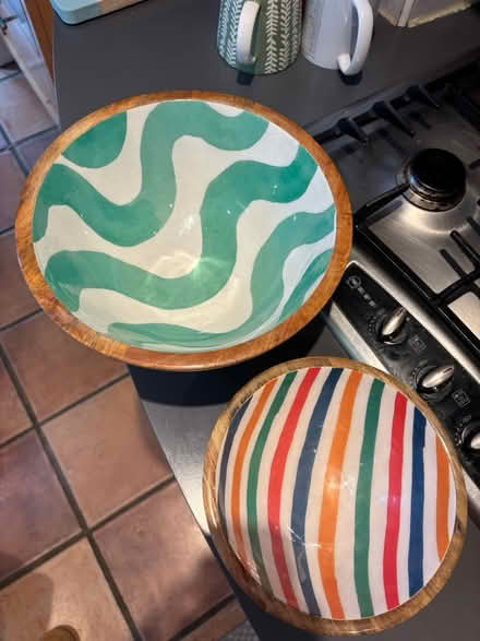 Photo of free Wooden serving bowls (Wimbledon SW19) #2