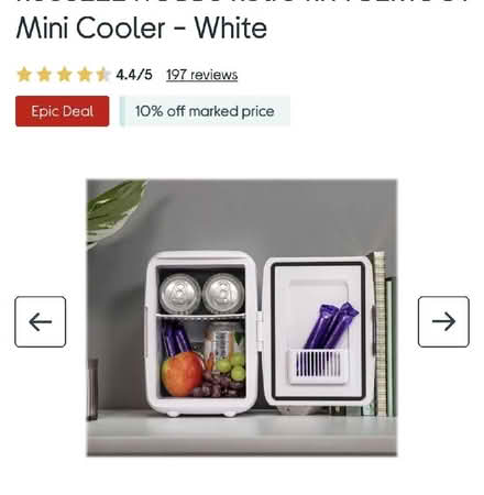 Photo of Mini fridge (Birchwood AL10) #1