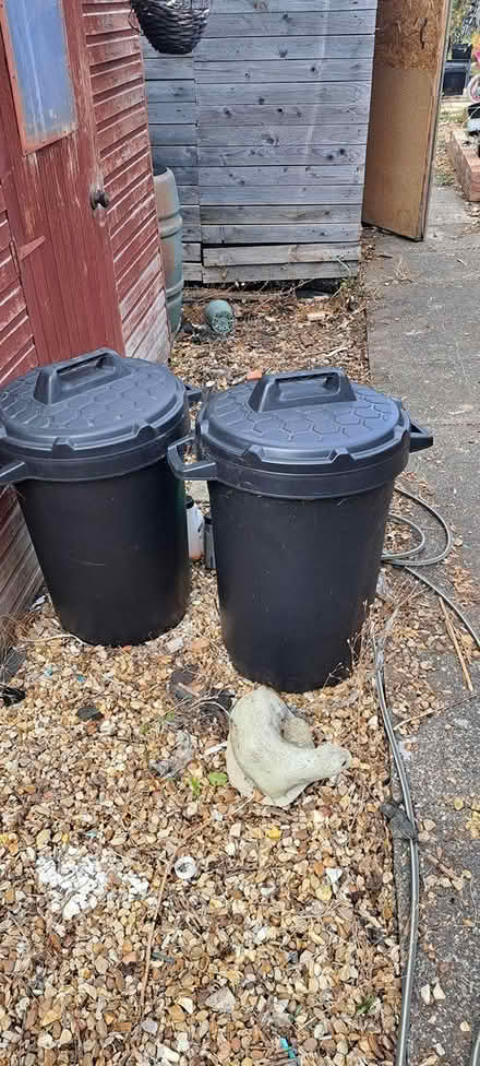 Photo of free 2 black bins (Bradville MK13) #1