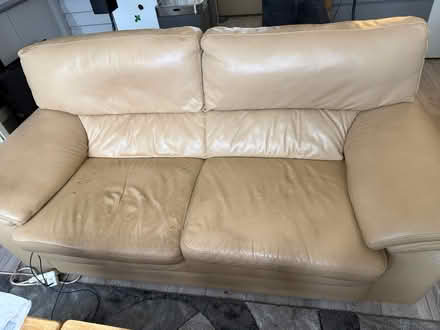 Photo of free Leather sofa (Br34jn) #1