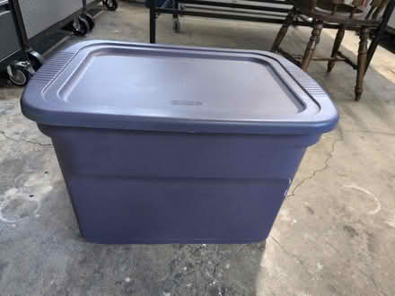 Photo of free Storage Bin (Near Roosevelt and Alameda) #1