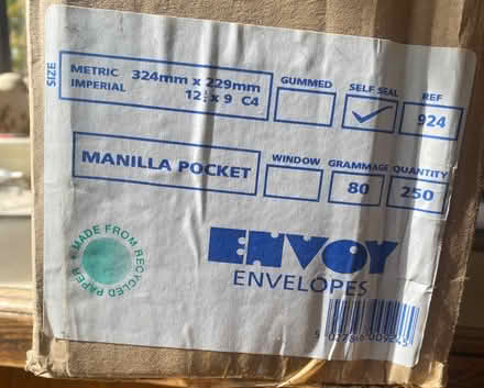 Photo of free Envelopes C4 (for A4 docs) (St Albans AL1, nr Marshalswick) #2