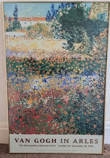Photo of free 3 lg framed posters, 1 painting (Harden Moor BD21) #1