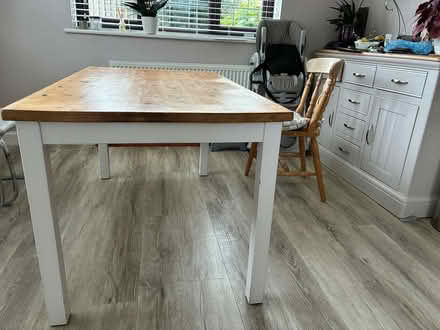 Photo of free One Dining Room Table with six chairs (Peacehaven BN10) #2