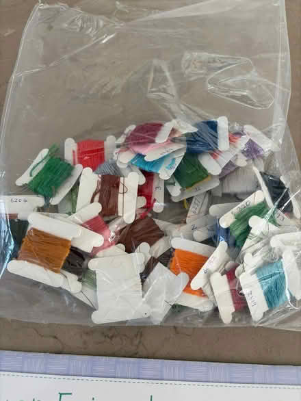 Photo of free Cross stitch calendars and threads (Chiswell Green AL2 3) #2