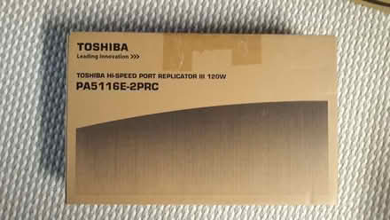Photo of free Toshiba/Dynabook laptop docking station/port replicator (Merton Rise RG24) #1