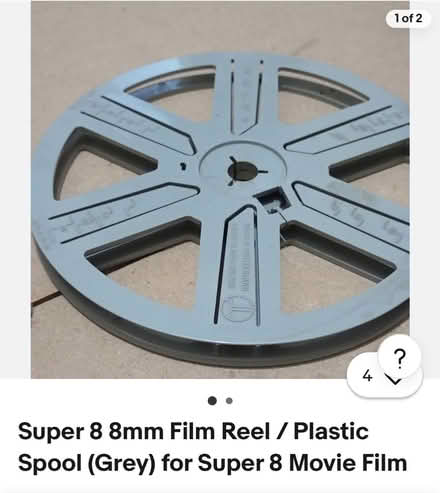 Photo of Super 8 film empty spool (Burghfield RG30) #1