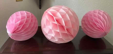 Photo of free Pink honeycomb decorations (Sale M33) #1