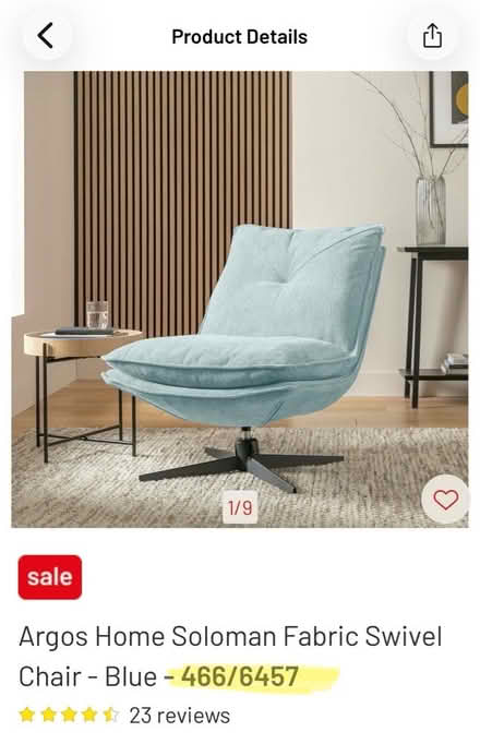 Photo of free Swivel chair (Busk OL9) #1