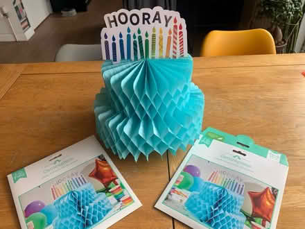 Photo of free Paper Birthday Cake Decorations (Churchdown GL3) #1