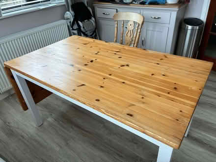 Photo of free One Dining Room Table with six chairs (Peacehaven BN10) #1
