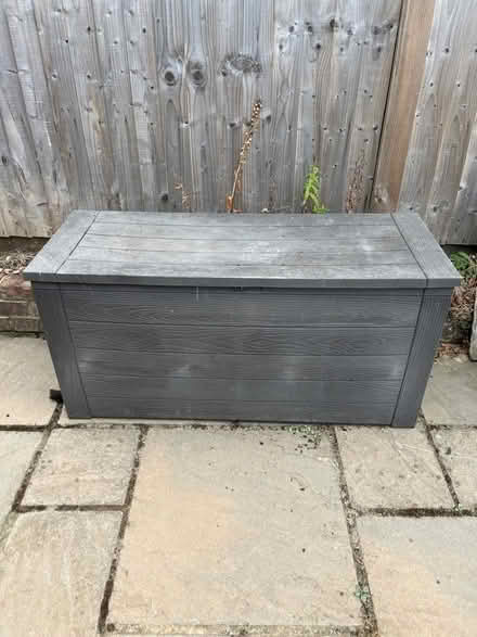 Photo of free Black Plastic Garden Storage Box (Hertford Heath SG13) #1