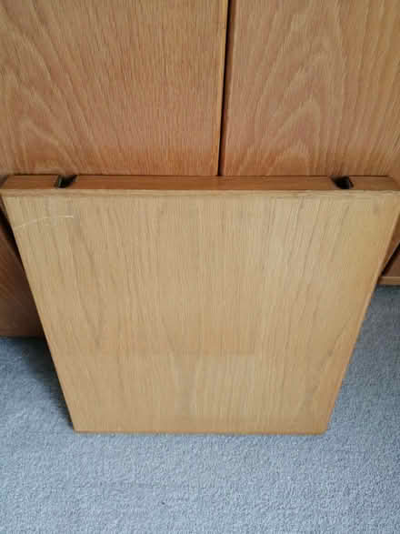 Photo of free Light oak shelves (Merley BH21) #2