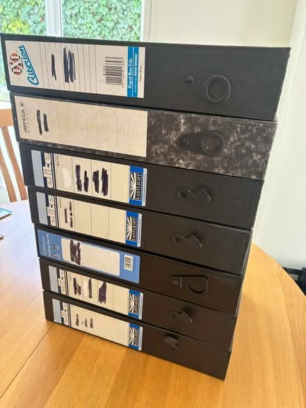 Photo of free Seven box files (Beaconsfield HP9) #1