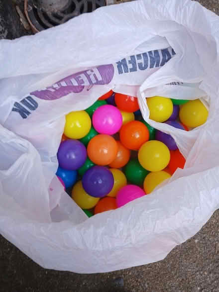 Photo of free Bag of plastic balls (Woodseats S8) #1