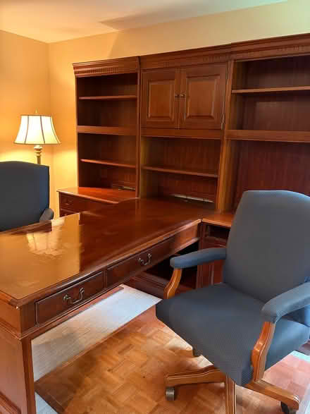 Photo of free Solid Cherry Partner Desk (Furlong, (Bucks County) PA) #2