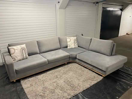 Photo of free Large Grey Corner Sofa (Calidonian Road N7) #4